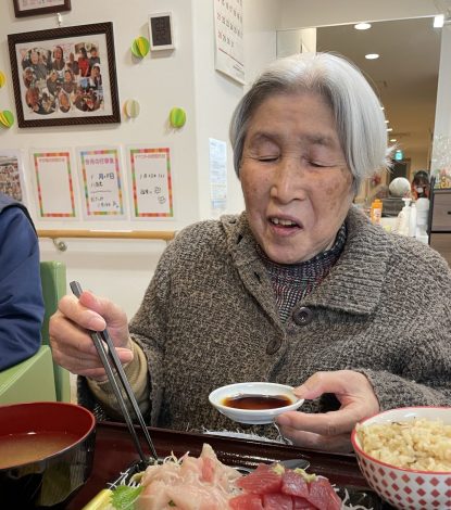 美味しいものを食べて・・・