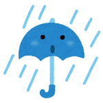 突然の雷雨☔